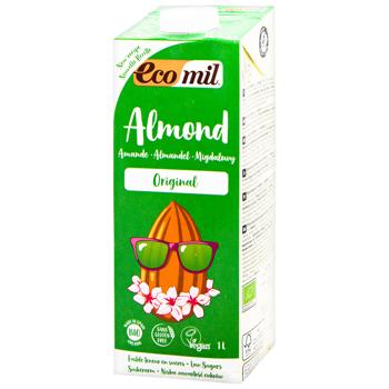 Ecomil Organic Almond Milk with Agave Syrup 1l - buy, prices for MegaMarket - photo 1