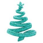 Serpentine Turquoise Christmas Tree Decoration