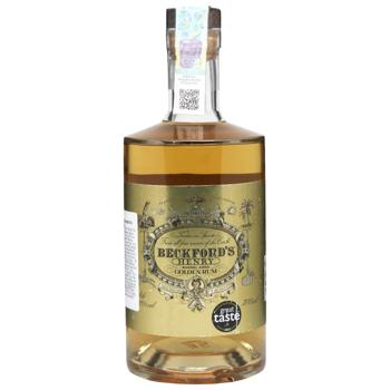 Ром Beckford’s Henry 0,7л Золотий 40% Великобританія - купить, цены на КОСМОС - фото 1