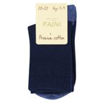 Moi Faini Ribbed Children's Socks s.20-22 Blue