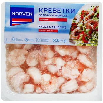 Norven Cooked-Frozen Cleaned Tail Shrimp 500g