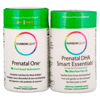 Rainbow Light Prenatal One plus Prenatal DHA Smart Essentials Vitamins + Fish Oil for Pregnant Women 30 capsules + 30 tablets - buy, prices for Biotus - photo 2