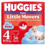 Подгузники-трусики Huggies Little Movers для мальчиков 4 9-14кг 36шт