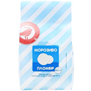 Мороженое Auchan пломбир 600г - купить, цены на - фото 2