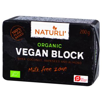 Смесь растительных масел Naturli Organic Vegan Block 200г - купить, цены на METRO - фото 1