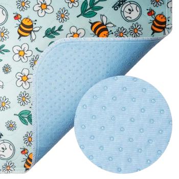 Пеленка для собак Misoko&Co Пчелы многоразовая 80х140см голубой - купить, цены на - фото 2