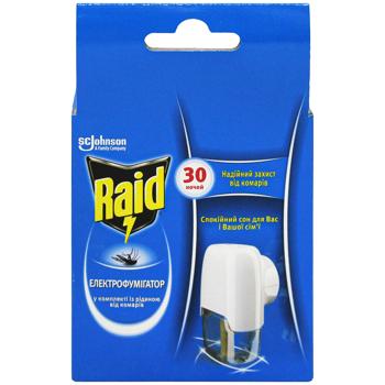 Электрофумигатор Raid с жидкостью против комаров 30 ночей - купить, цены на - фото 2