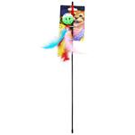 Dgt-Pets Fishing Rod with Feathers Cat Teaser Toy 40cm