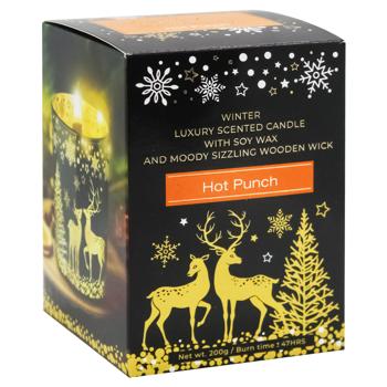 Свічка соєва ароматична Bartek Candles Mulled Wine Теплий вечір 200г - купити, ціни на Auchan - фото 5