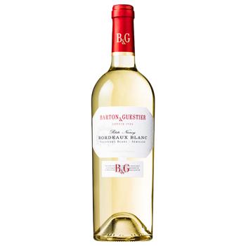 Вино Barton&Guestier Bordeaux Blanc белое сухое 11,5% 0,75л - купить, цены на КОСМОС - фото 1