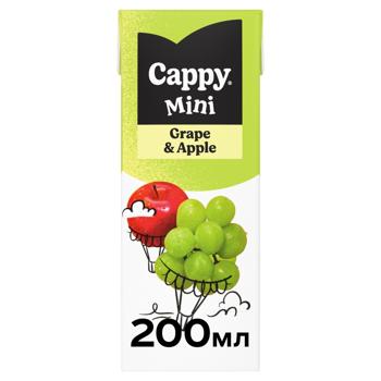 Нектар Cappy Mini виноград-яблоко 200мл
