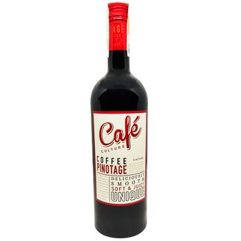 Вино Cafe Culture Coffee Pinotage красное сухое 14,5% 0,75л - купить, цены на Восторг - фото 1