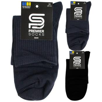 Premier Socks Men's Quarter Crew Socks s.25, 27, 29 Black/Graphite - buy, prices for EKO Market - photo 1