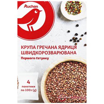 Крупа гречневая Auchan ядрица 4шт*100г - купить, цены на - фото 2