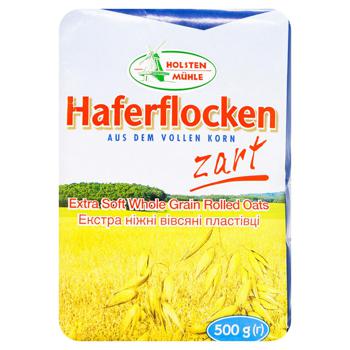 Holsten Mühle Tender Whole Grain Oat Flakes 500g - buy, prices for METRO - photo 2