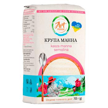 Крупа манная Art Foods 700г - купить, цены на КОСМОС - фото 1