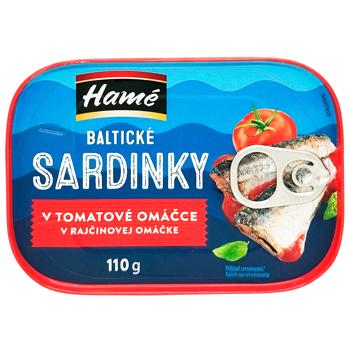 Сардини Hame в томатному соусі 110г - купити, ціни на Cупермаркет "Харків" - фото 2