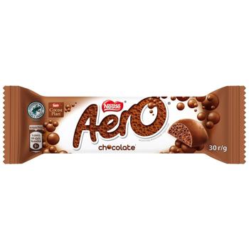NESTLÉ® AERO® aerated milk chocolate bar 30g