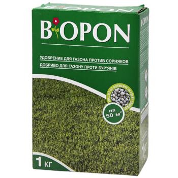 Biopon Bros Granular Fertilizer for Lawns Against Weeds 1kg - buy, prices for Auchan - photo 1