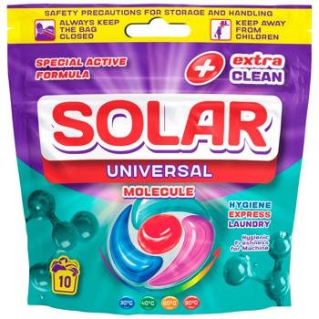 Solar Universal Molecule Washing Capsules 10pcs - buy, prices for Chudo Market - photo 1