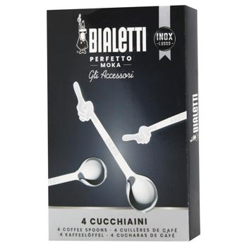 Набор ложек Bialetti для эспрессо 4шт серый - купить, цены на WINETIME - фото 1