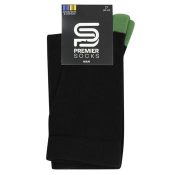 Premier Socks Premium Terry Trace Men's Socks s.27 Green-Black - buy, prices for NOVUS - photo 1