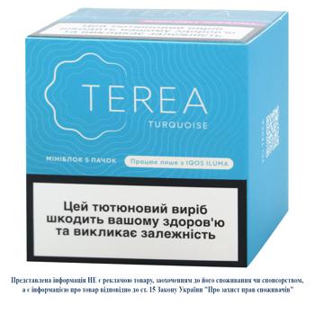 Стики табакосодержащие Terea Turquoise 5 пачек - купить, цены на - фото 2