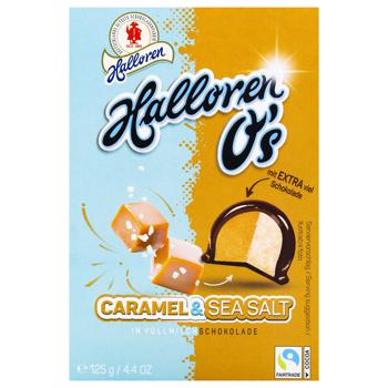 Цукерки Halloren O's Caramel & Sea Salt у молочному шоколаді 125г - купити, ціни на METRO - фото 2