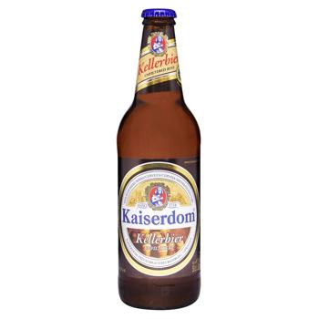 Kaiserdom Kellerbier Unfiltered Semi-Dark Beer 4.8% 0.5l - buy, prices for COSMOS - photo 1
