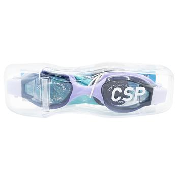 Очки для плавания CSP с прозрачными линзами и футляром 108893