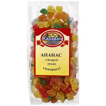 Цукаты Караван Ласощів Ананас ассорти 180г