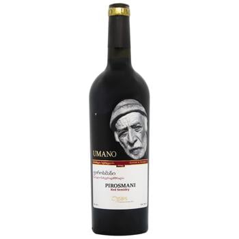 Umano Pirosmani Red Semidry Wine 12% 0.75l