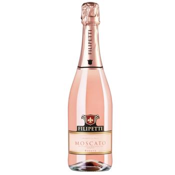 Filipetti Moscato Rosato Rose Sweet Sparkling Wine 6.5% 0.75l - buy, prices for MegaMarket - photo 1