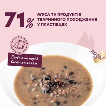 Корм вологий Delickcious Пластівці з ягням та лісовими ягодами для собак 80г - купити, ціни на - фото 3