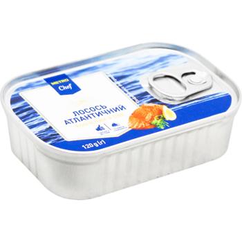 Лосось Metro Chef атлантичний копчений в олії 120г - купити, ціни на - фото 2
