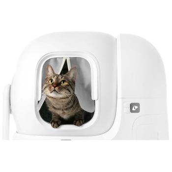 Petkit Magnetic Dustproof Curtain 2.0 пилозахисна завіса для автоматичних котячих туалетів - білий - купить, цены на MasterZoo - фото 4