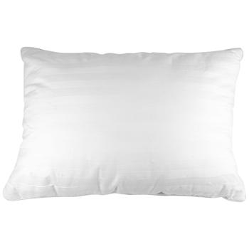Homeline Satin Artificial Swan Down Pillow with Piping 50х70cm - buy, prices for Torba - photo 1