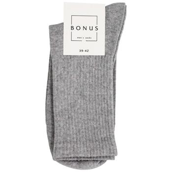 Bonus Men's Demi Socks 2543 s.25-27 Light Grey
