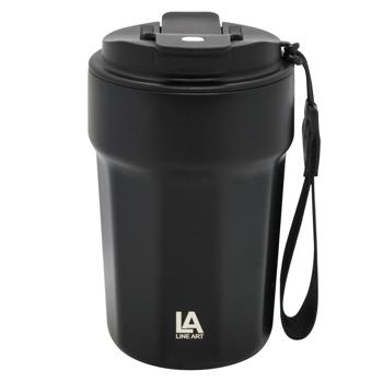 Line Art Comfy Black Thermo Mug 380ml - buy, prices for - photo 6