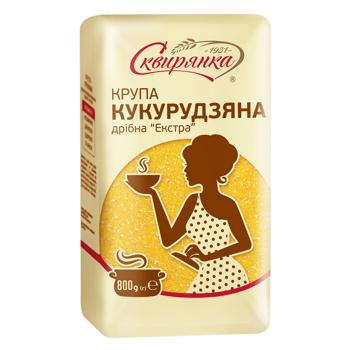 Крупа кукурузная Сквирянка мелкая Экстра 800г - купить, цены на Идеал - фото 3