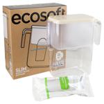 Фильтр-кувшин Ecosoft Slim слоновая кость