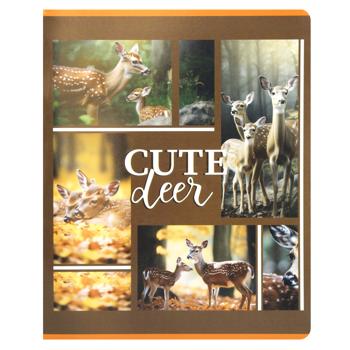 Зошит Тетрада в клітинку картонна обкладинка 48аркушів - купити, ціни на ULTRAMARKET - фото 7