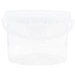 Plastic Bucket with Lid 3l
