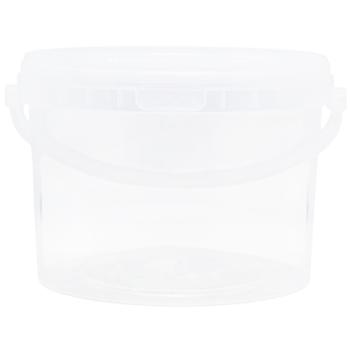 Ведро пластиковое с крышкой 3л - купить, цены на Auchan - фото 1