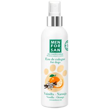 Одеколон для собак Menforsan Vanilla & Orange с ароматом ванили и апельсина 125мл