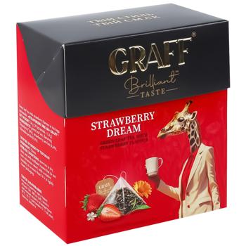 Graff Strawberry Dream Green Leaf Tea with Strawberry Flavour 1.8g*20pcs