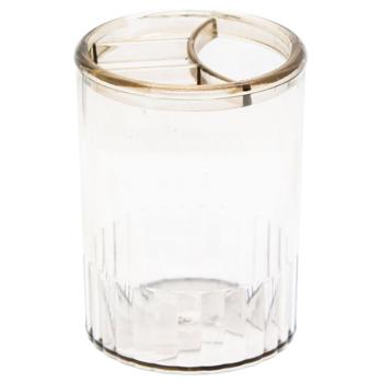 Стакан-подставка Axent на 4 отделения дымчатая - купить, цены на METRO - фото 1