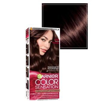 Garnier Color Sensation Cream-color 4.12 Pearl Chestnut - buy, prices for Tavria V - photo 2