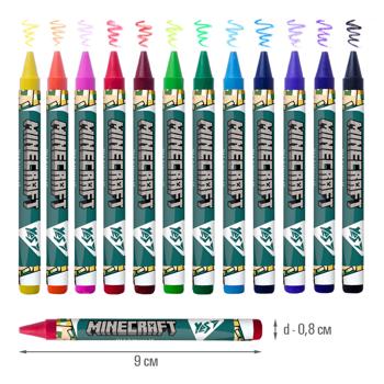 Yes Minecraft Wax Crayons 12pcs - buy, prices for NOVUS - photo 2