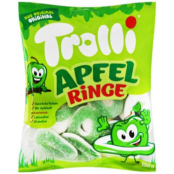 Haribo Trolli Apfelringe Chewing Candy 150g - buy, prices for Auchan - photo 1